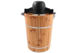 Sorveteira Elétrica Givreto Em Madeira 5,5 L