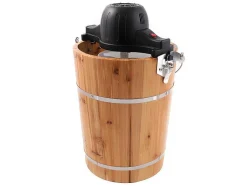 Sorveteira Elétrica Givreto Em Madeira 5,5 L