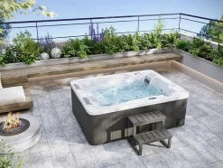 Spa De 3 Lugares Azul 35 Jatos C200 X L163 X A80 Cm, Sistema Balboa - Maupiti Iii