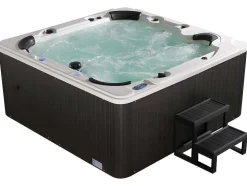 Spa De 6 Lugares Branco Com Acessórios 128 Jatos C220 X L220 X A97 Cm, Sistema Balboa, Gama Prestigio - Comino
