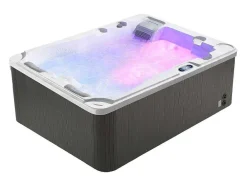 Spa De 3 Lugares Branco Perola Com Cobertura, 35 Jatos, C210 X L158 X A73 Cm, Sistema Balboa - Maupiti Iii