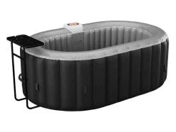 Spa Insuflável Oval B-Lucky 2 Péssoas - C190 X L120 X A65 Cm - 90 Saidas De Ar - Preto