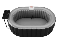 Spa Insuflável Oval B-Lucky 2 Péssoas - C190 X L120 X A65 Cm - 90 Saidas De Ar - Preto