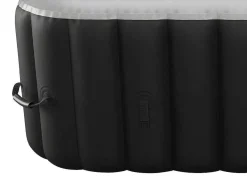 Spa Insuflável Quadrado 6 Péssoas - C185 X L185 X A65 Cm - 140 Saidas De Ar - Preto E Cinza - B-Cosy