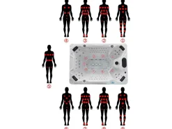 Spa 4/6 Péssoas Gama Prestige Cyrius Ii - Branco Perola
