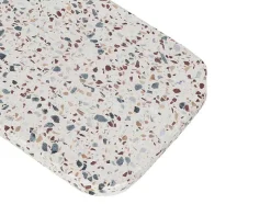 Tabua De Corte Em Terrazzo - L. 47 X P. 15 - Multicolorido - Joana