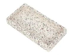 Tabuleiro De Terrazzo - L.30 X P.15 X A. 4 Cm - Multicolorido - Joana