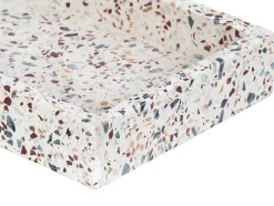 Tabuleiro De Terrazzo - L.30 X P.15 X A. 4 Cm - Multicolorido - Joana