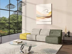 Tapete Com Pelo Efeito 3D Maze - Poliester - Cinza -160*230Cm