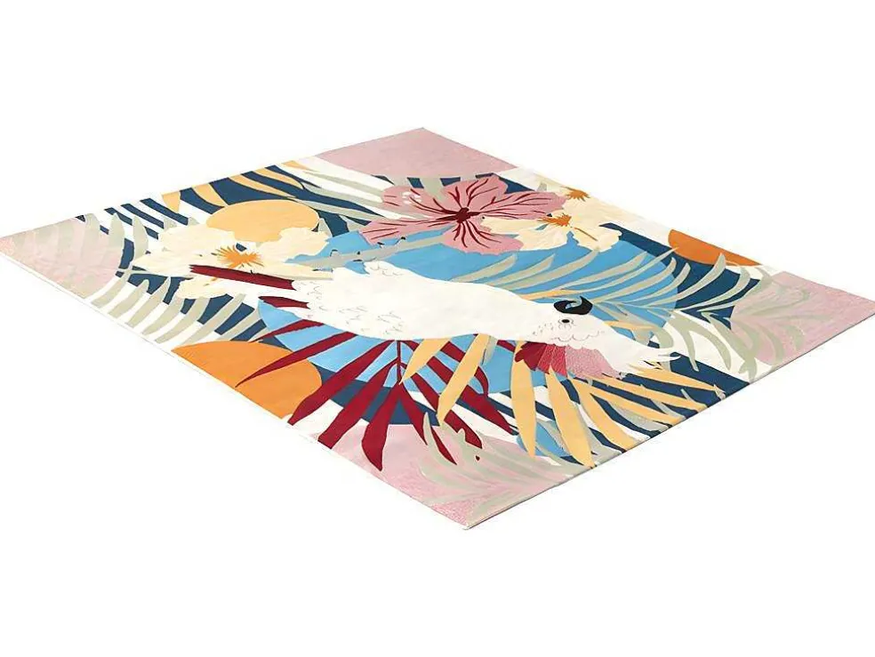 Tapete De Interior Ou De Exterior Etnico De 150 X 200 Cm Multicolor - Perroco