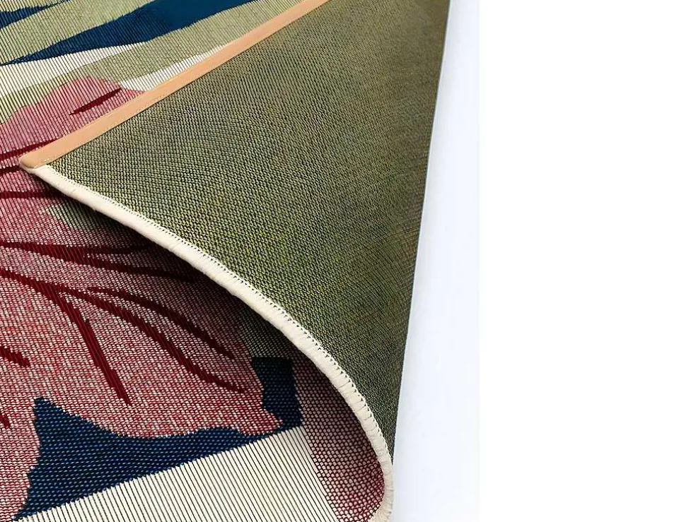 Tapete De Interior Ou De Exterior Etnico De 150 X 200 Cm Multicolor - Perroco