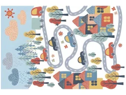 Tapete De Vinil Para Criança De 120 X 180 Cm Multicolor - Camini