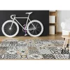 Tapete Efeito Azulejo De Cimento 160 X 230 Cm Multicolor - Ornico