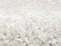Tapete Felpudo De Pelos Compridos 200 X 300 Cm Branco - Milinio