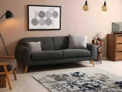 Tapete Geometrico 100% La Tufada A Mão De 160 X 230 Cm Multicolor - Irving