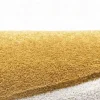 Tapete Redondo Sol Com Relevos D200 Cm, Amarelo Mostarda E Branco - Luminio