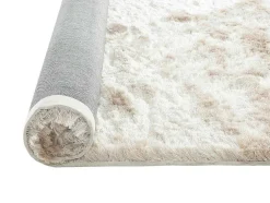 Tapete Shaggy De Pelos Compridos Ultramacio 200X290 Cm Bege - Dolce