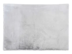 Tapete Shaggy De Pelos Compridos Efeito Pele 160X230 Cm Cinza - Bunny