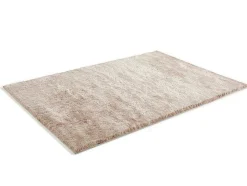 Tapete Shaggy Dolce Taupe Reflexo Bege - Poliester - 160*230 Cm