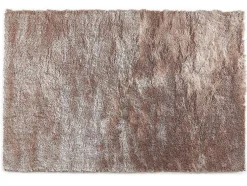 Tapete Shaggy Dolce Taupe Reflexo Bege - Poliester - 160*230 Cm