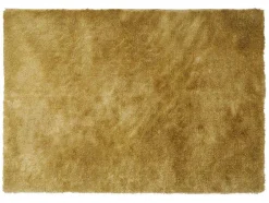 Tapete Shaggy Glitter - Dourado - 160*230 Cm