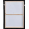 Tela Impressa Emoldurada De 60 X 80 Cm Com Moldura Em Madeira Multicolor - Lady