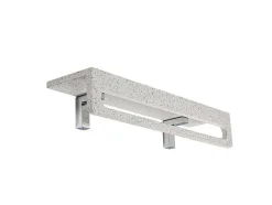 Toalheiro De Parede Em Terrazzo 59,8 X 15 X 11 Cm - Stochi