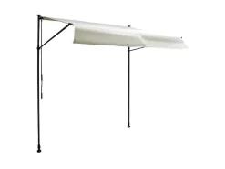 Toldo De Varanda Chene 2 1,2M - Tecido Bege E Moldura Cinzenta