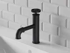 Torneira Misturadora Mecanica A19,6 Cm Preto Mate - Kapuas
