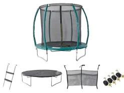 Trampolim Com Rede De Protecao Interior, Escada, Cobertura E Kit De Ancoragem De D. 305 Cm - Wallaby
