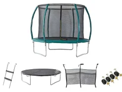 Trampolim Com Rede De Protecao Interior, Escada, Cobertura E Kit De Ancoragem De D. 305 Cm - Wallaby