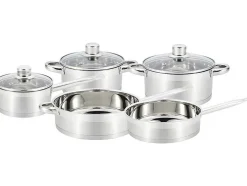 Trem De Cozinha 8 Pecas Agape - Inox - Cinza Metalizado
