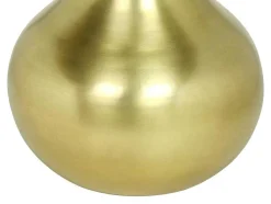 Vaso Em Metal Dourado A.30 Cm Acabamento Latao Antigo - Gizeh