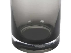 Vaso Em Vidro De Cor D. 16,5 X A. 25 Cm Vidro Cinzento Fumado - Valoit
