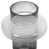 Vaso Em Vidro De Cor D. 20,5 X A. 30 Cm Vidro Cinzento Fumado - Valoit