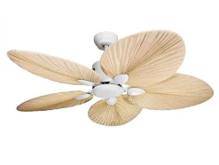 Ventilador De Tecto Ac Branco Com Laminas 132Cm Para 30M2