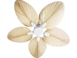 Ventilador De Tecto Ac Branco Com Laminas 132Cm Para 30M2
