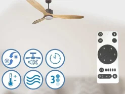 Ventilador De Tecto O166 Cm Com Hipersilencio Wifi Reversivel