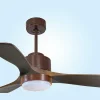 Ventilador De Tecto Reversivel Termostato Regulavel Termostato Wifi Motor Dc Tectos Inclinados Controlo Remoto Luz De Tres Tons Memória Hipersilenciosa
