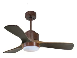 Ventilador De Tecto Reversivel Termostato Regulavel Termostato Wifi Motor Dc Tectos Inclinados Controlo Remoto Luz De Tres Tons Memória Hipersilenciosa
