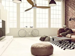Ventilador De Tecto Reversivel Termostato Reversivel Motor Wifi Tectos Dc Hypersilence Memory Fullwood