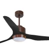 Ventilador De Tecto Reversivel Termostato Regulavel Termostato Wifi Motor Dc Tectos Inclinados Controlo Remoto Adaptador De Luz De Tres Tons 2/3 Laminas Memória Hipersilenciosa