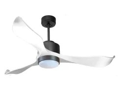 Ventilador De Tecto Wifi Motor Dc Controlo Remoto Adaptador De Luz De Tres Tons 2/3 Laminas Hypersilence Memória