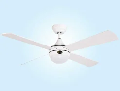 Ventilador De Teto O122 Cm Com Led E Wifi Reversivel Hypersilence