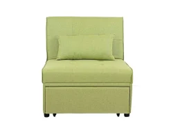 Wehome - Poltrona Pufe Cama Solteiro Cookie Green